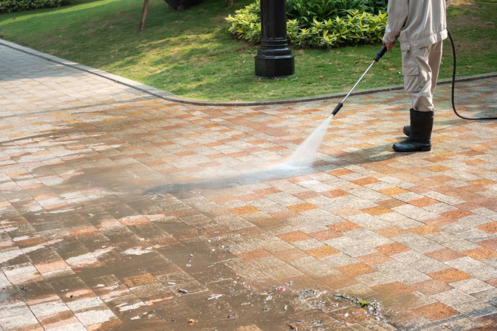 pressure washing to raise property value